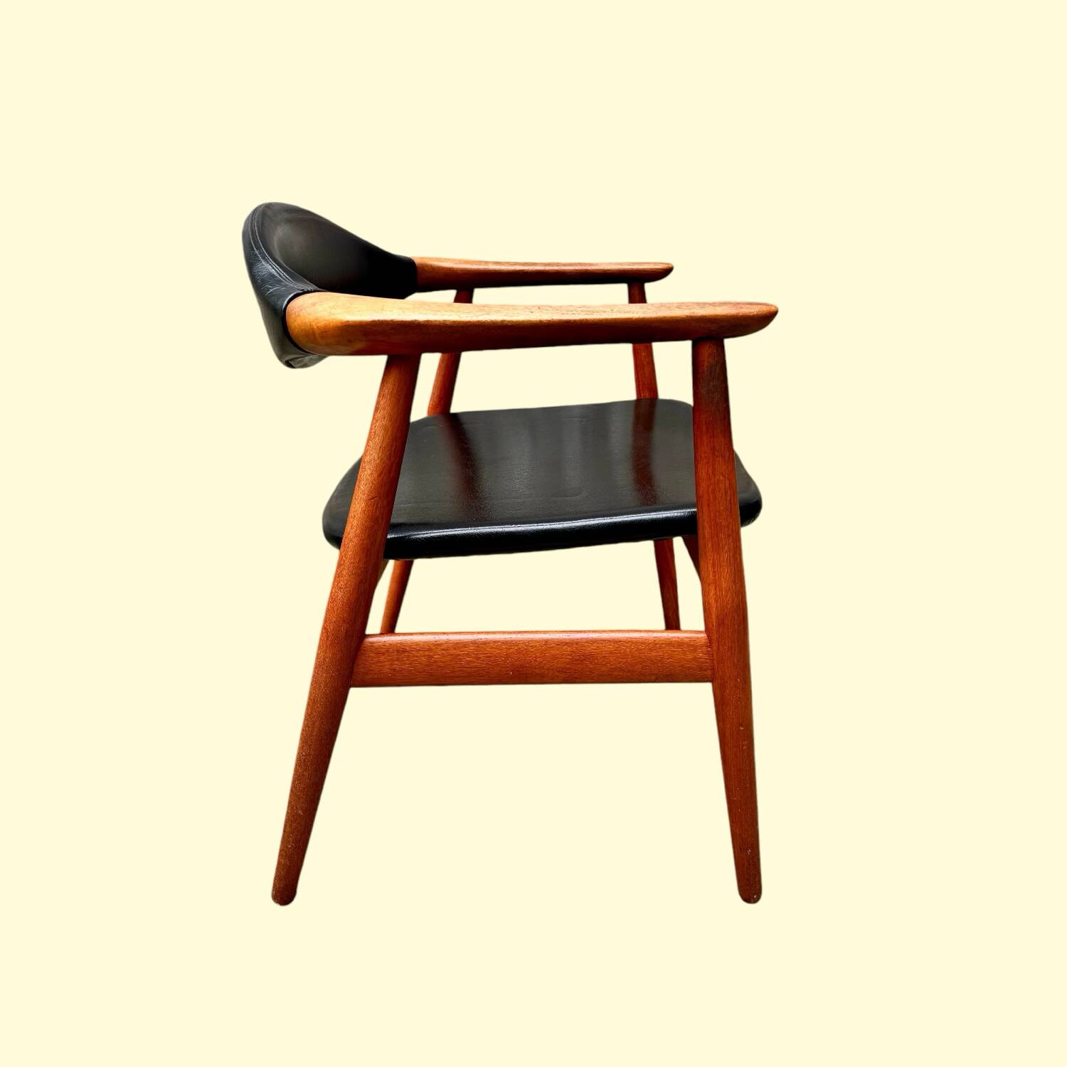 Vintage GM11 Svend Aage Eriksen office chair, 1960s