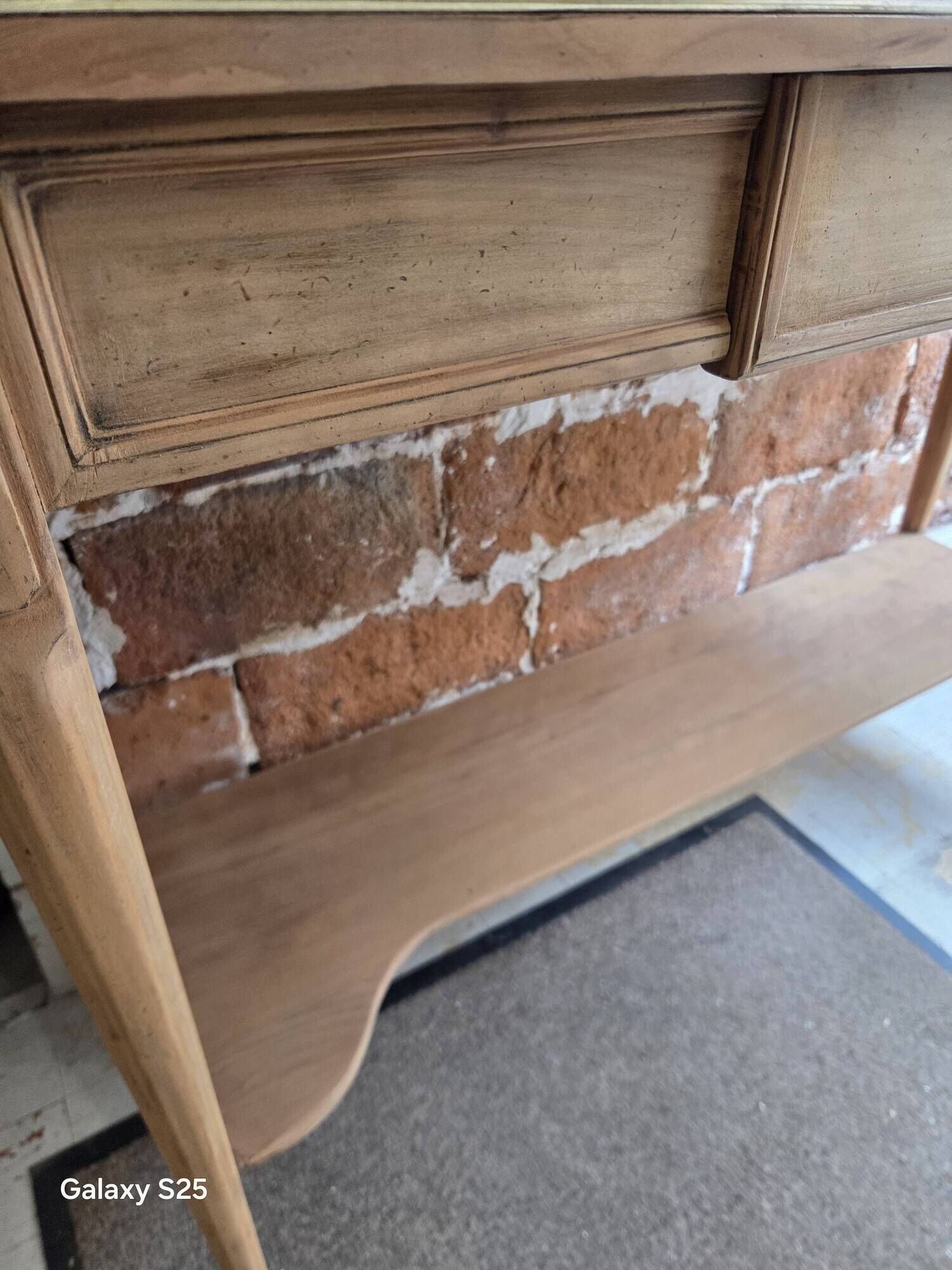 console in walnut