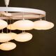 Impressive cloud chandelier mid-century modern of Volksgarten Milchhalle Vienna