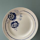 Set of 6 vintage plates in St Amand earthenware, made in France