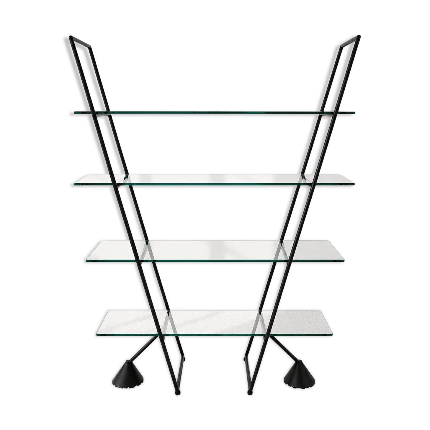 Triangular Bauhaus shelf. 80s