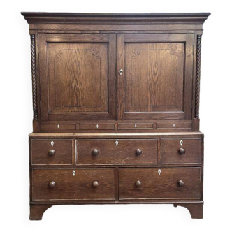 Commode - Buffet Meuble de métier anglais en chêne