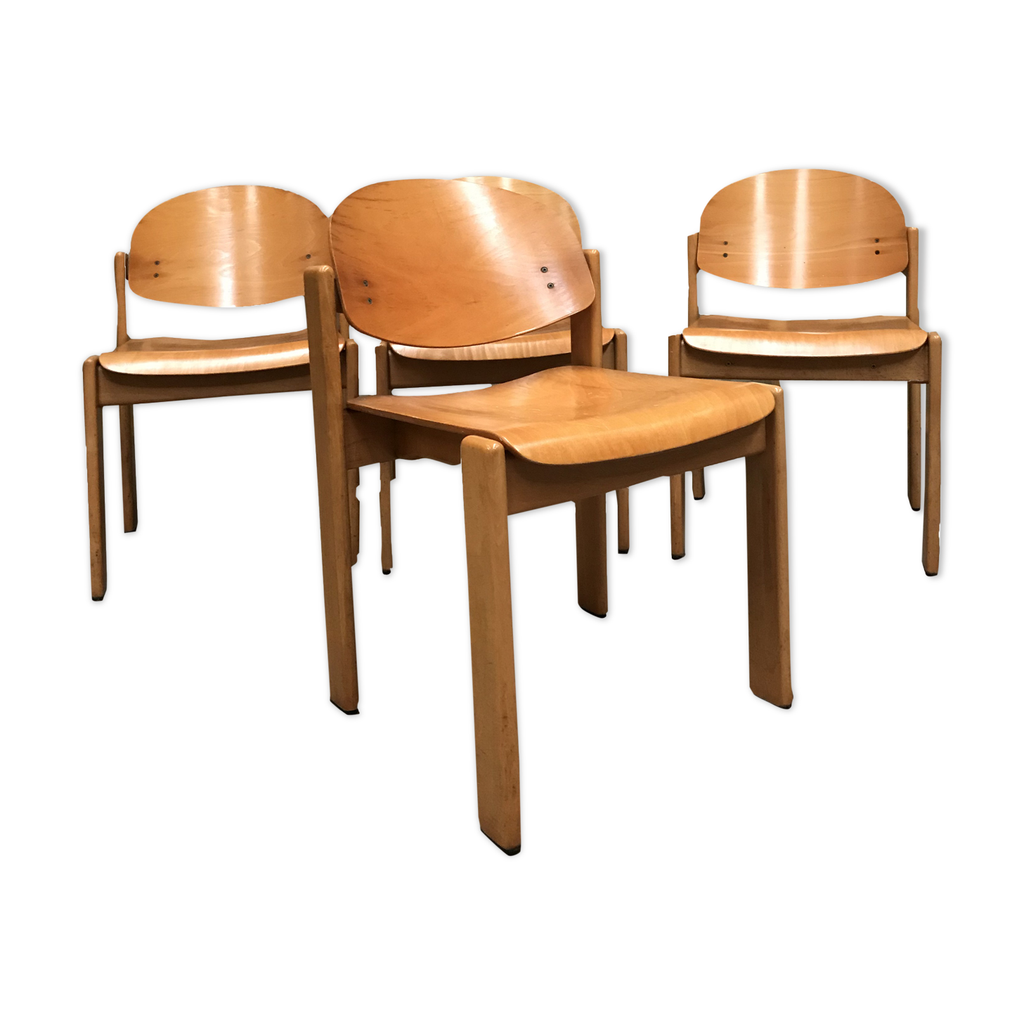 Molded plywood chairs