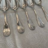 6 tablespoons.  christofle model Vendôme/shell