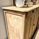 Rustic wooden buffet