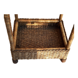 Vintage rattan service