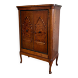 Oak linen closet from the 1930s, Norway