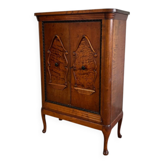 Oak linen closet from the 1930s, Norway