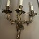 Pair of wall lights in louis xv rococo style