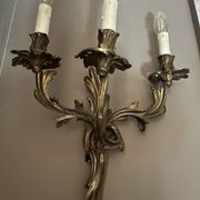 Paire d’applique style louis xv rocaille