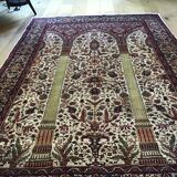 Wool and kashemir silk carpet circa 1960