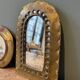 Set of 4 vintage brass mirrors