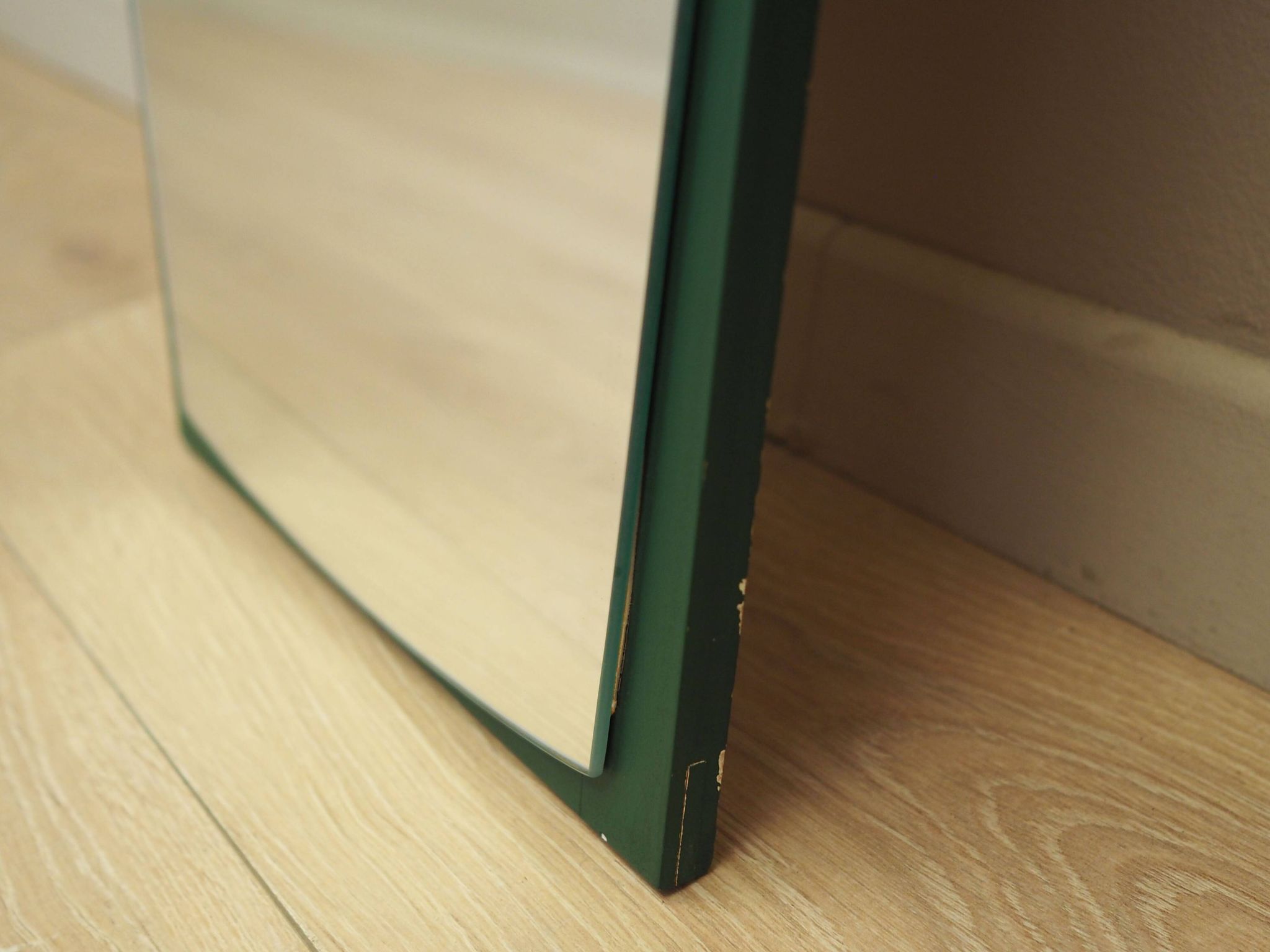 Mirror in pine frame, Danish design, 1970s, production: Denmark