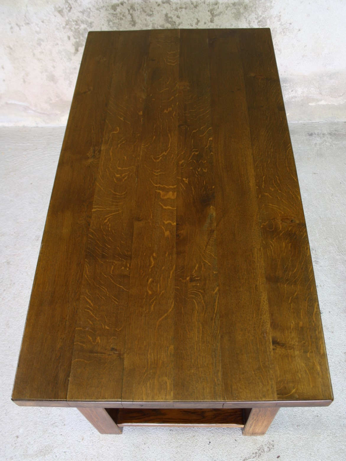 Oak farmhouse table