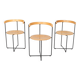 Ensemble de 4 chaises de salle à manger par Kusch+Co, design : Valdimar Harðarson, modèle : 'Soley', années 1980, Allemagne