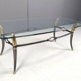 Table basse vintage de régence d'Hollywood, 1960