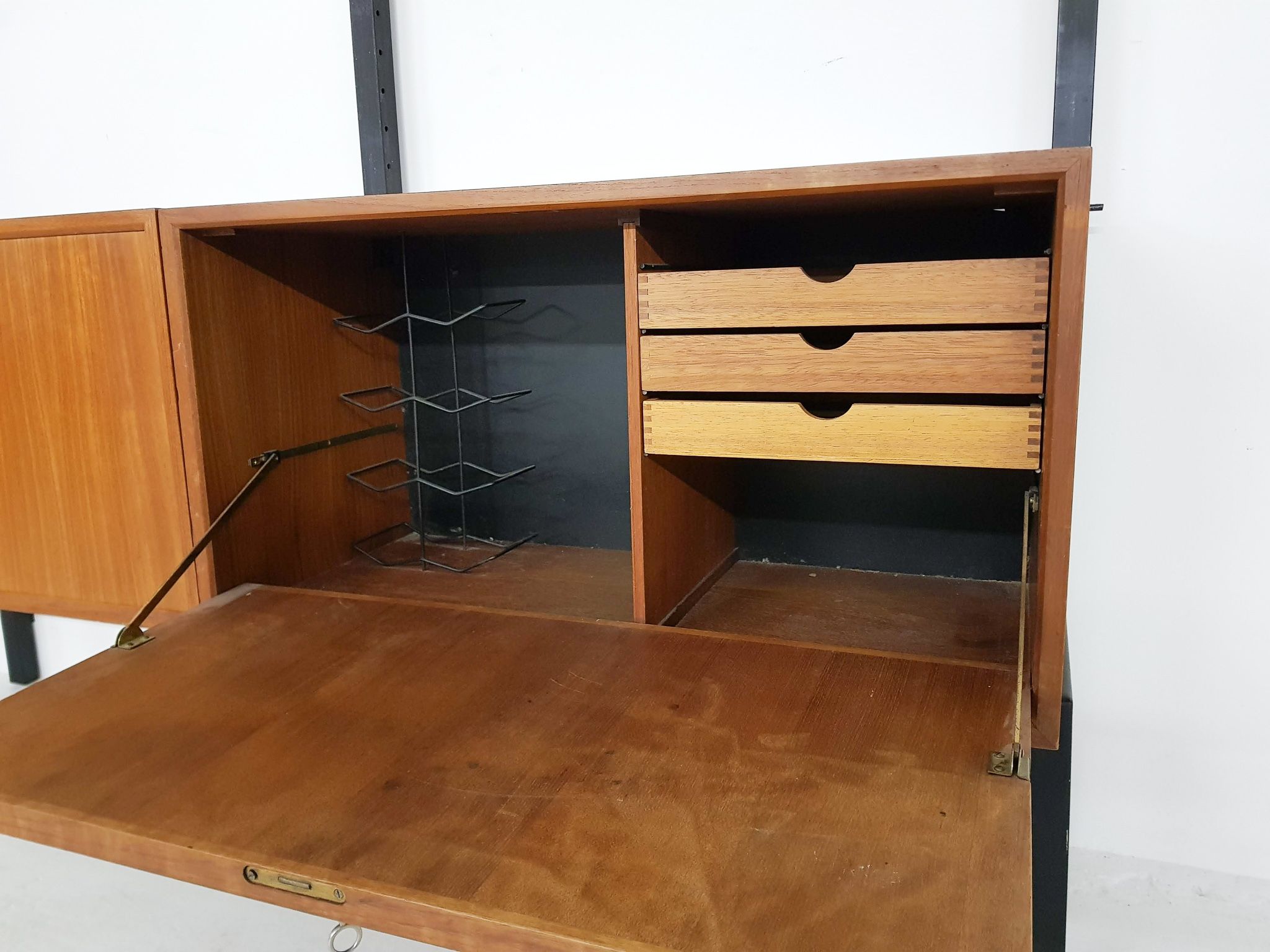 Bibliothèque de Poul Cadovius pour Royal System, Danemark années 1950