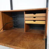 Poul Cadovius for Royal System free standing teak wall unit, Denmark 1950