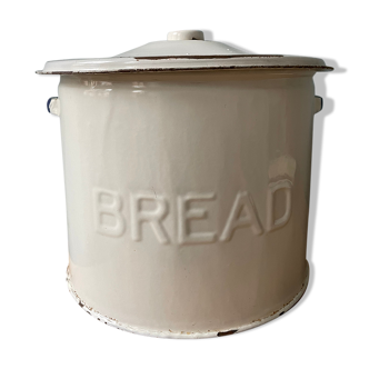 Boite à pain en tôle émaillée
