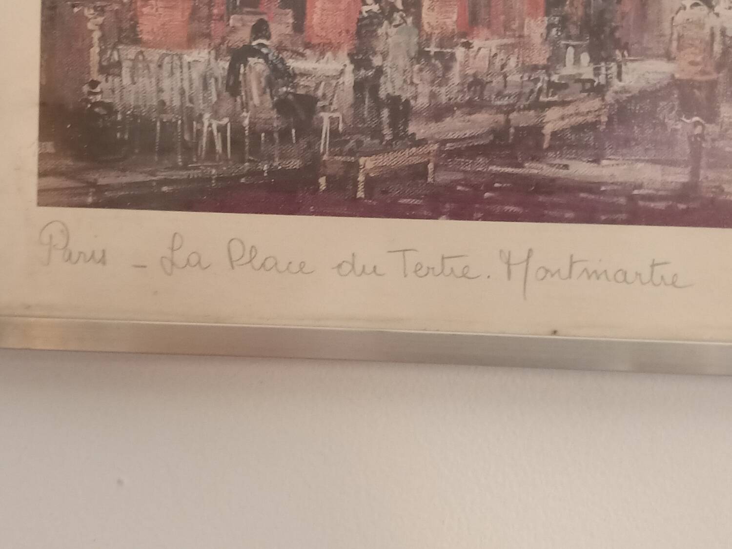 Paris decorative painting Place des Tertres Montmartre