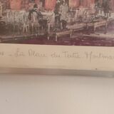 Paris decorative painting Place des Tertres Montmartre