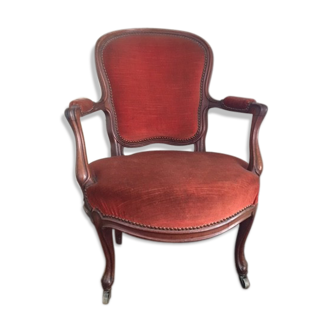 Fauteuil ancien style Louis XV