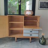 Vintage vaisselier buffet of the 60s