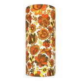 Abat-jour Chrysanthème H60 D28 - tissu floral vintage