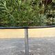 Table ronde vintage design verre/chrome année 90’s
