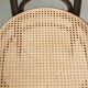 Ensemble de 2 chaises vintage originales design Thonet modèle Long John avec accoudoirs.