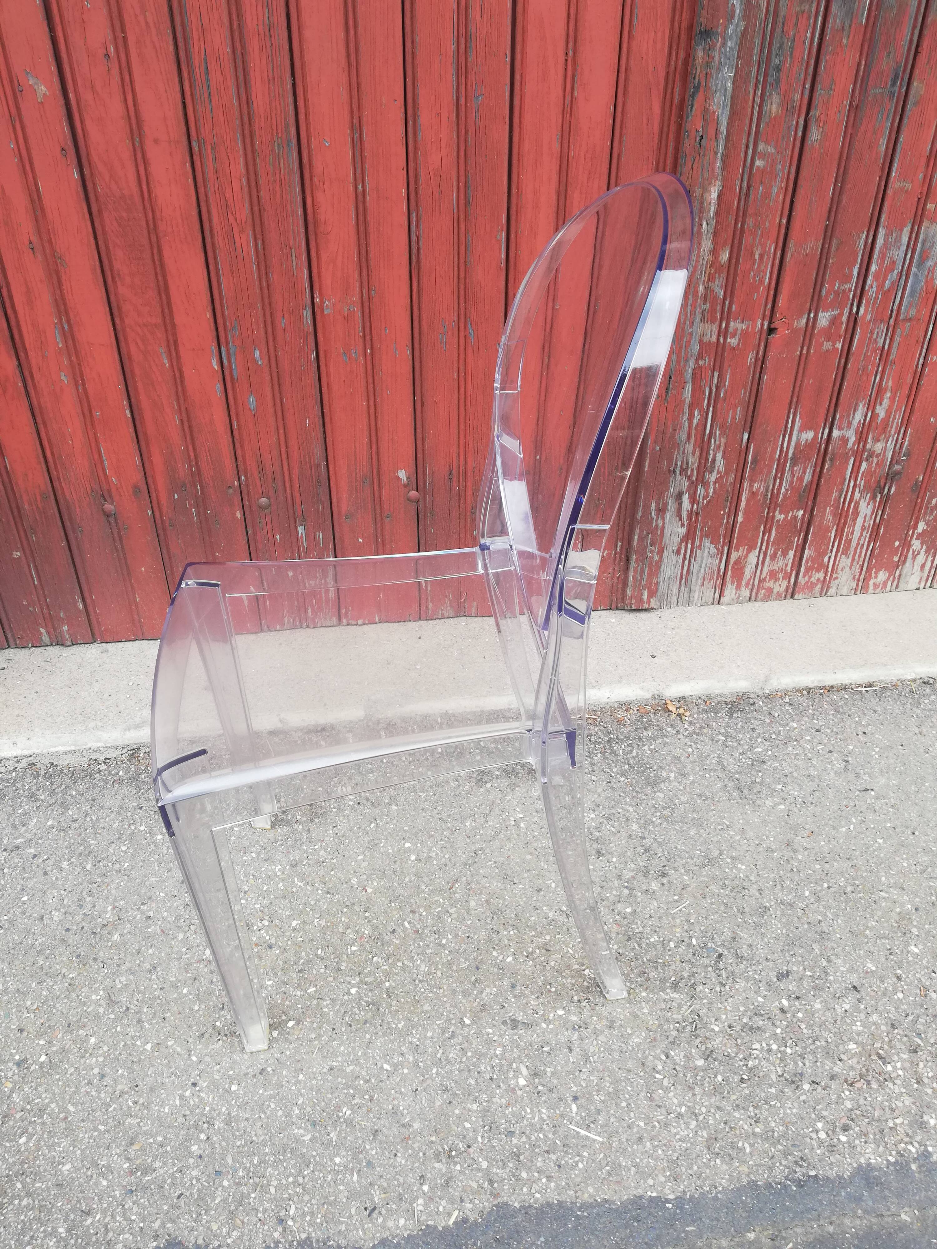 Starck's Gohst Chair edited by Kartell