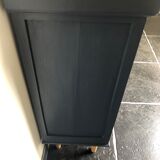 Art Deco window furniture gray blue