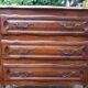 Commode Louis XV en merisier massif