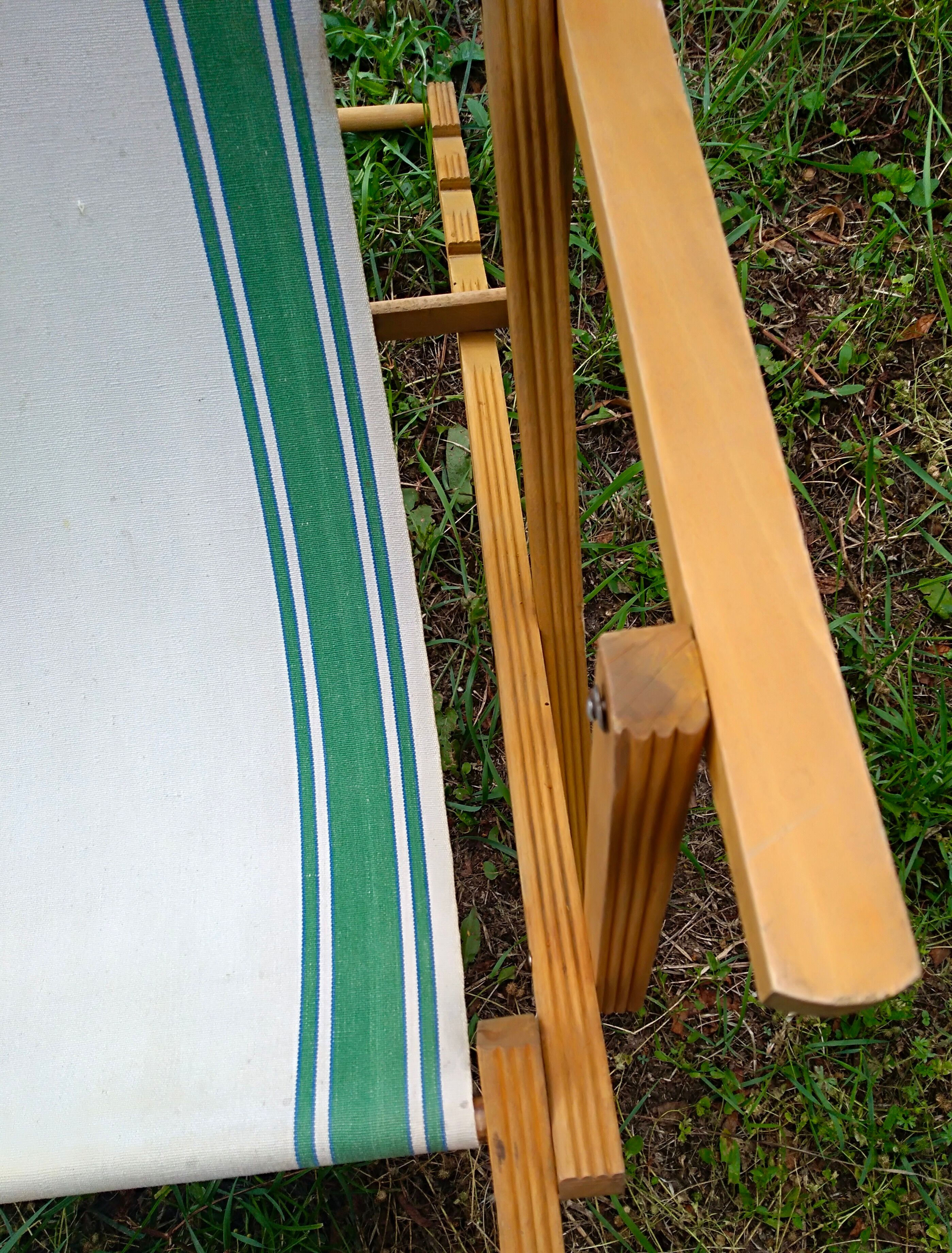 Vintage deckchair