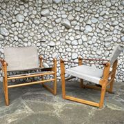 Pair of Safari Cikada armchairs by Bengt Ruda for IKEA, Sweden, 1970.