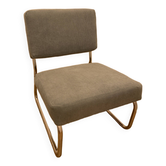 Restored chrome armchair