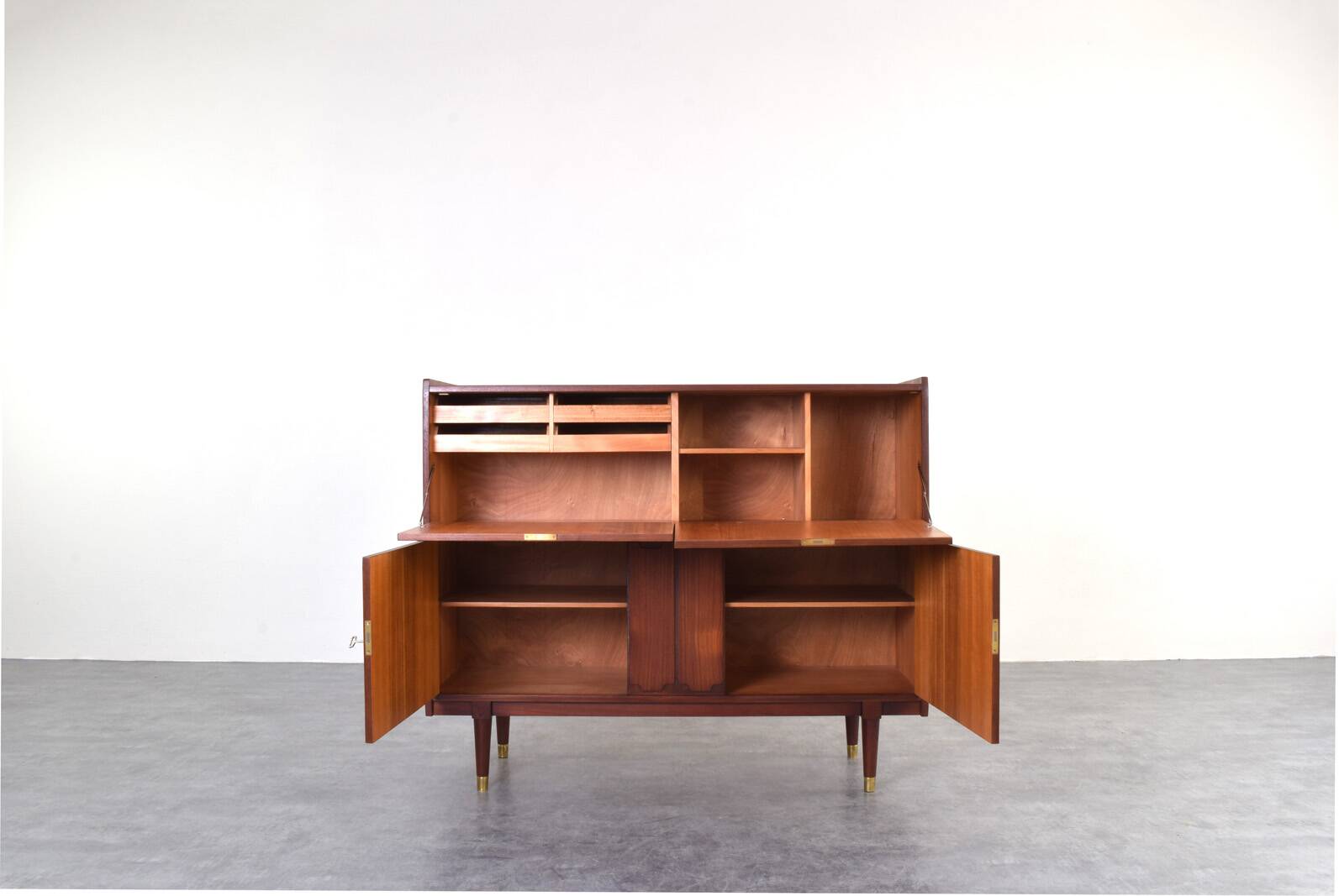 Mid-Century Norwegian Teak Highboard, 1960s.