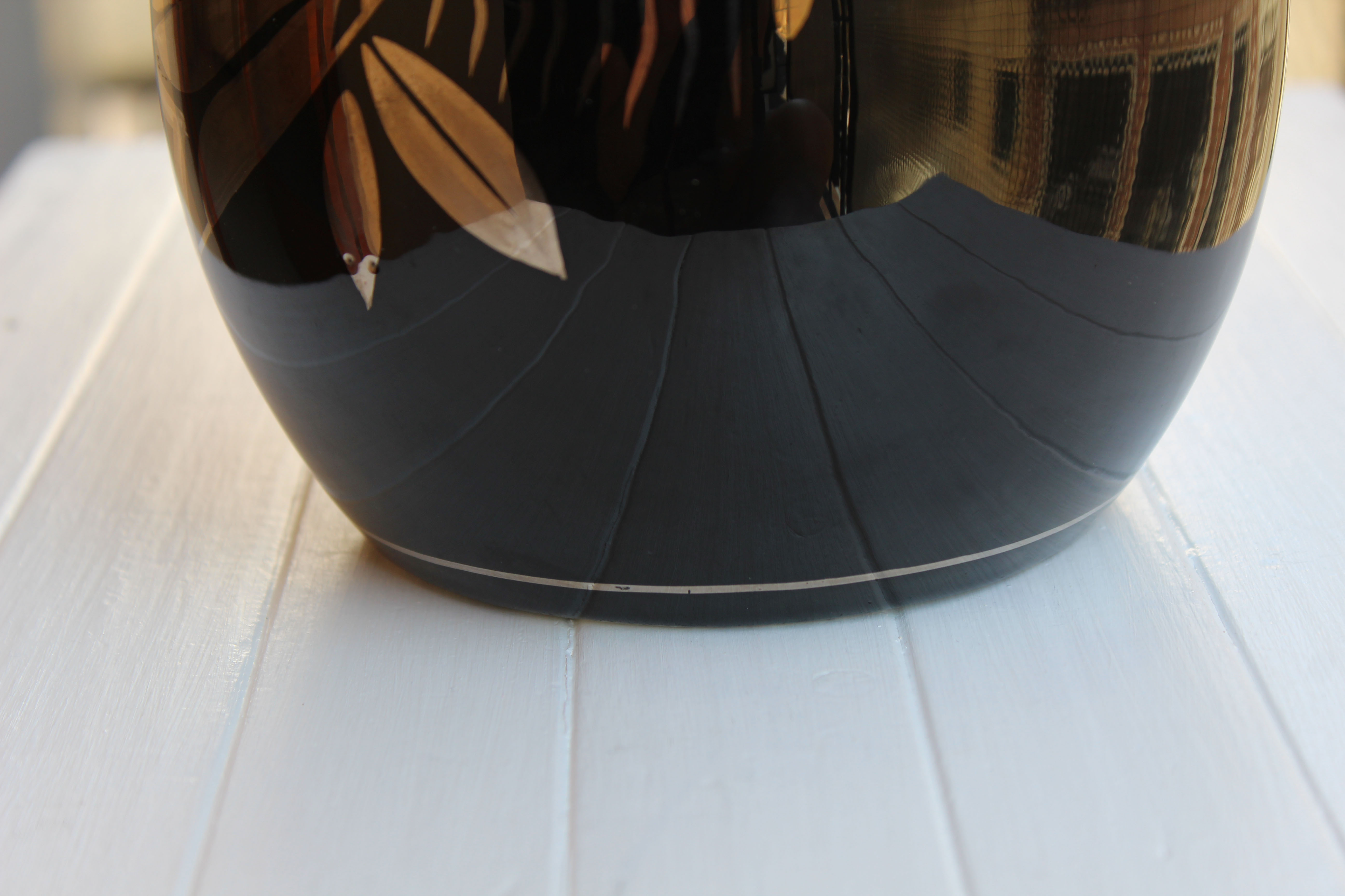 Art deco vases signed Bosh, Made in Belgium "D 1780-945"