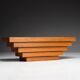 Sculptural Wooden Counter or Bar, Italy, 1970s