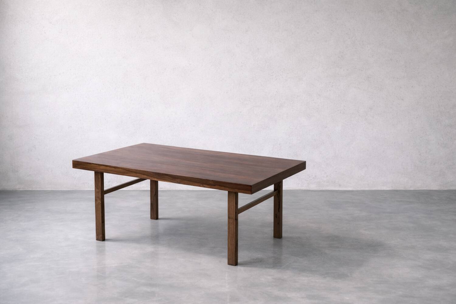 Vintage Mid-Century Danish Modern Colonial Rosewood Coffee Table, 1960s
