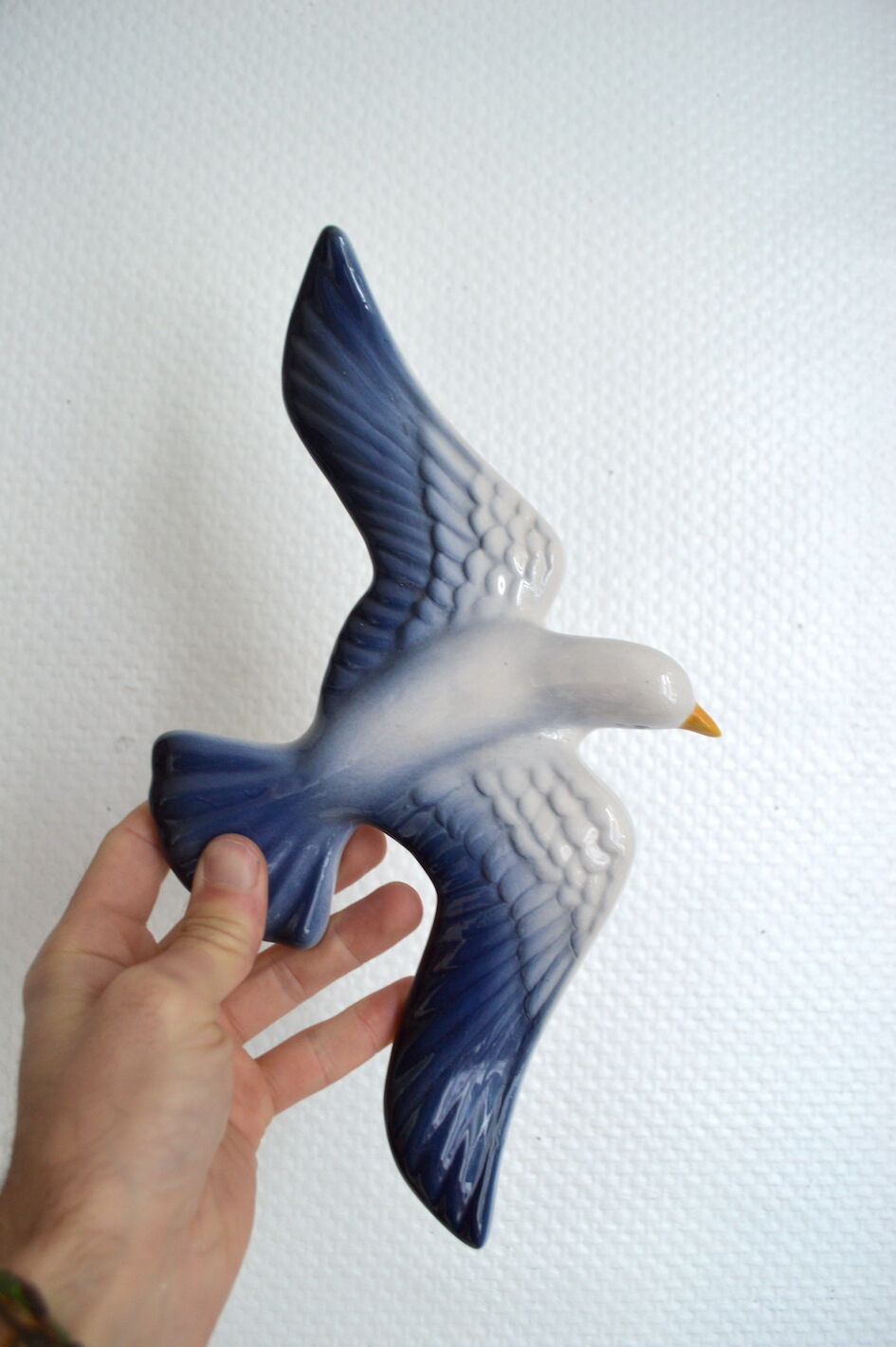 Vintage ceramic bird to hang