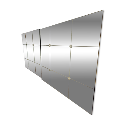 Miroir Industriel Verrière avec Patine Antique – Pièce Unique