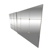 Miroir Industriel Verrière avec Patine Antique – Pièce Unique