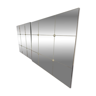 Miroir Industriel Verrière avec Patine Antique – Pièce Unique