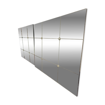 Miroir Industriel Verrière avec Patine Antique – Pièce Unique