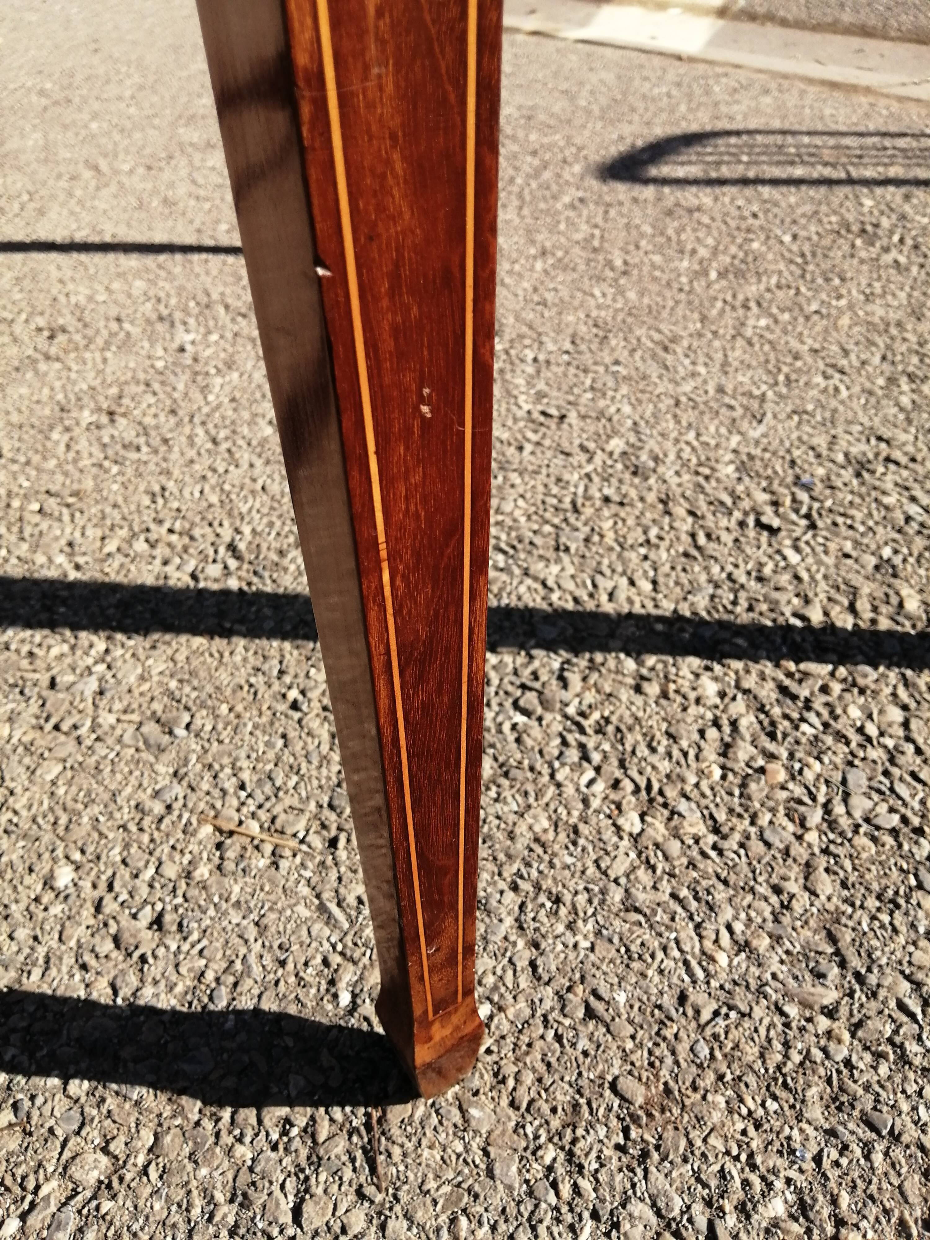 Coiffeuse et chaise en acajou blond Art Déco 1930