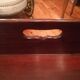 Mahogany butler folding table