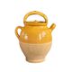 Ancient oil jar in glazed terracotta