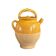 Ancient oil jar in glazed terracotta