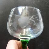 Set of 6 Alsace white wine glasses, new in their original box